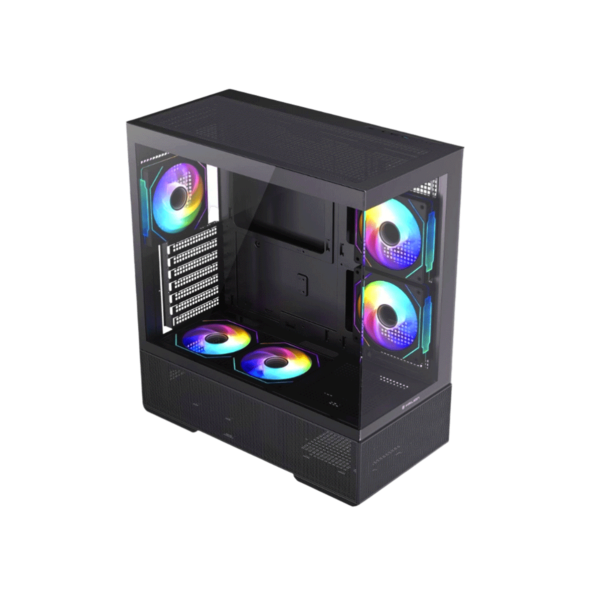 Case  HALION CRYSTAL 706B FISH TANK, 5xARGB