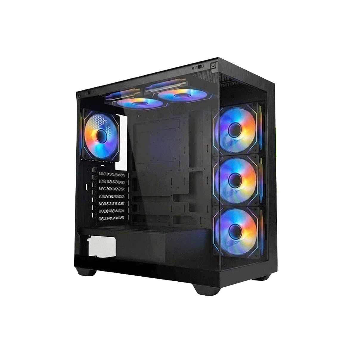 Case Halion Fish Tank HPRO-730, 6 Fan ARGB